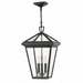 Hinkley H2562MBLL Museum Black Outdoor Hanging Lantern