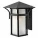 Hinkley H2575SK Satin Black Outdoor Entrance Wall Light