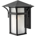 Hinkley H2575SKGU24 Satin Black Outdoor Entrance Wall Light