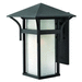 Hinkley H2575SKLED Satin Black Outdoor Entrance Wall Light