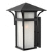 Hinkley H2579SK Satin Black Outdoor Entrance Wall Light