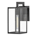 Hinkley H2590BKLL Black Outdoor Entrance Wall Light