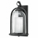 Hinkley H2615DZLED Aged Zinc / White Outdoor Entrance Wall Light