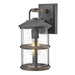 Hinkley H2680DZLL Aged Zinc Outdoor Entrance Wall Light