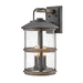 Hinkley H2685DZLL Aged Zinc Outdoor Entrance Wall Light