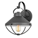 Hinkley H2690BK Black Outdoor Entrance Wall Light