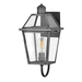 Hinkley H2770BLB Blackened Brass Outdoor Entrance Wall Light