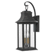 Hinkley H2934DZLL Aged Zinc Outdoor Entrance Wall Light