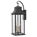 Hinkley H2935DZ Aged Zinc Outdoor Entrance Wall Light