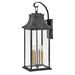 Hinkley H2938DZLL Aged Zinc Outdoor Entrance Wall Light