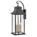 Hinkley H2938DZ Aged Zinc Outdoor Entrance Wall Light