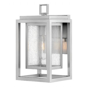 H1000SI Republic Entrance Outdoor Wall Light - Satin Nickel