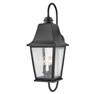 H10015BK Kingston Entrance Outdoor Wall Light - Black