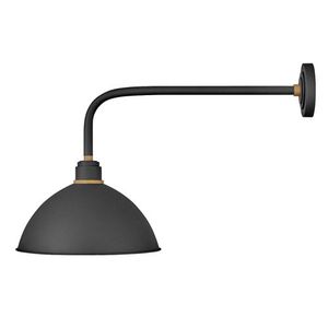 H10625TK Foundry Entrance Outdoor Wall Light - Textured Black
