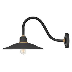 H10847TK Foundry Entrance Outdoor Wall Light - Textured Black