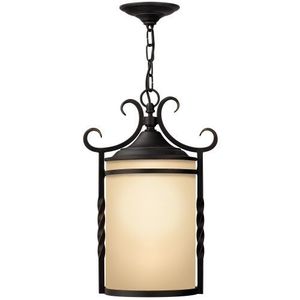 H1142OLGU24 Casa Hanging Hanging Lantern - Olde Black