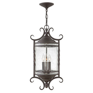 H1147OLCL Casa Hanging Hanging Lantern - Olde Black