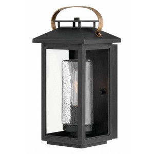 H1160BK Atwater Entrance Outdoor Wall Light - Black