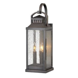 H1185BLB Revere Entrance Outdoor Wall Light - Blackened Brass