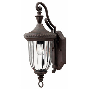 H1240MN Oxford Entrance Outdoor Wall Light - Midnight Bronze