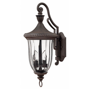 H1244MN Oxford Entrance Outdoor Wall Light - Midnight Bronze