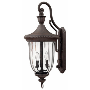 H1245MN Oxford Entrance Outdoor Wall Light - Midnight Bronze