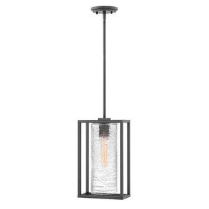 H1252SK San Mateo Hanging Hanging Lantern - Satin Black