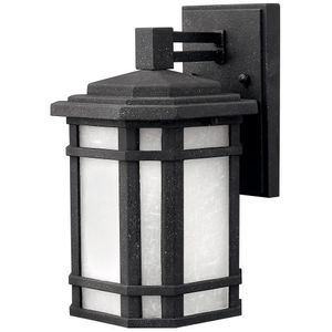 H1270VKGU24 Cherry Creek Entrance Outdoor Wall Light - Vintage Black