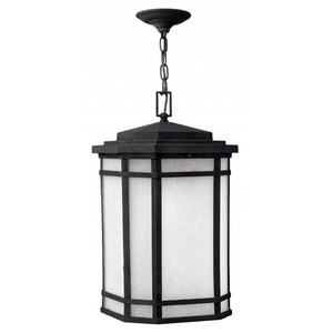 H1272VK Cherry Creek Hanging Hanging Lantern - Vintage Black