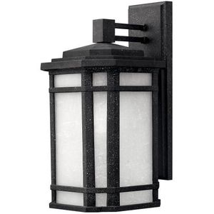 H1274VKGU24 Cherry Creek Entrance Outdoor Wall Light - Vintage Black