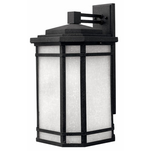 H1275VK Cherry Creek Entrance Outdoor Wall Light - Vintage Black