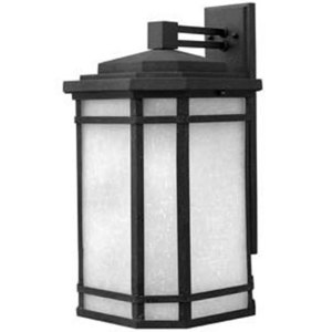 H1275VKLED Cherry Creek Entrance Outdoor Wall Light - Vintage Black