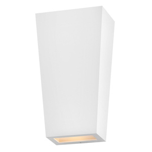 H13020TWLL Cruz Entrance Outdoor Wall Light - White