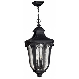 H1312MB Trafalgar Hanging Hanging Lantern - Museum Black