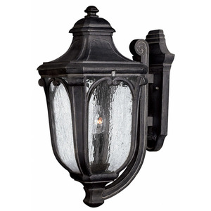 H1315MB Trafalgar Entrance Outdoor Wall Light - Museum Black