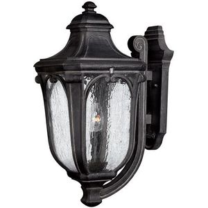 H1315MBGU24 Trafalgar Entrance Outdoor Wall Light - Museum Black