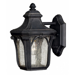 H1316MB Trafalgar Entrance Outdoor Wall Light - Museum Black