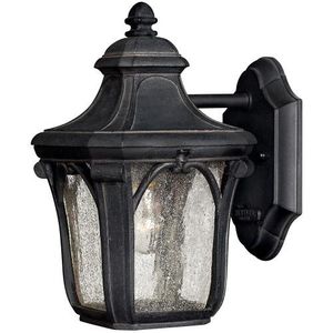 H1316MBGU24 Trafalgar Entrance Outdoor Wall Light - Museum Black