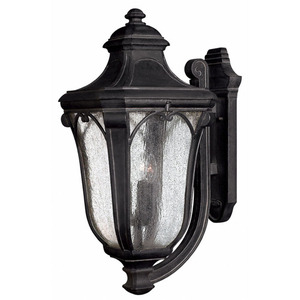H1319MB Trafalgar Entrance Outdoor Wall Light - Museum Black