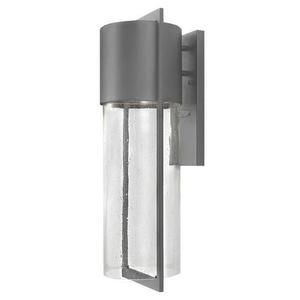 H1325HELED Shelter Entrance Outdoor Wall Light - Hematite