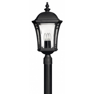 H1331MB Wabash Post Light Post Lights - Museum Black