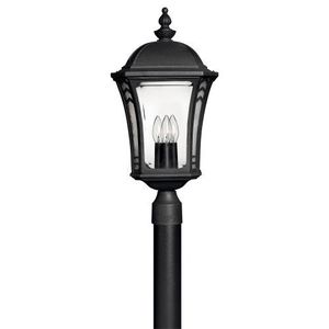 H1331MBLED Wabash Post Light Post Lights - Museum Black