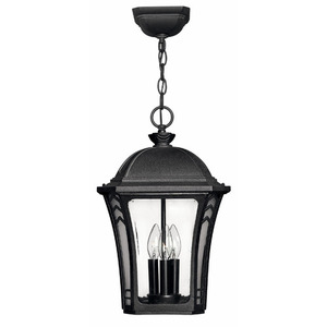 H1332MB Wabash Hanging Hanging Lantern - Museum Black