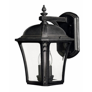 H1334MB Wabash Entrance Outdoor Wall Light - Museum Black