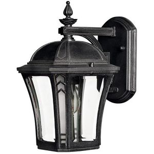 H1336MBLED Wabash Entrance Outdoor Wall Light - Museum Black