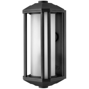 H1390BKGU24 Castelle Entrance Outdoor Wall Light - Black