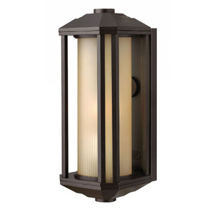 H1390BZLED Castelle Entrance Outdoor Wall Light - Bronze