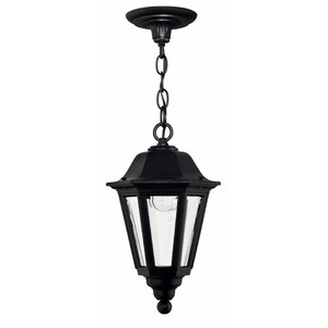 H1412BK Manor House Hanging Hanging Lantern - Black