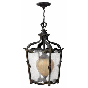 H1422AI Sorrento Hanging Hanging Lantern - Aged Iron