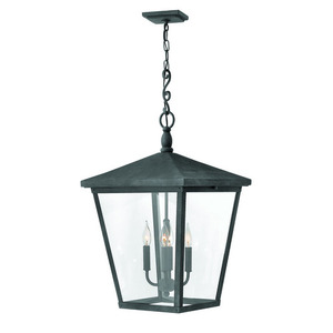 H1428DZ Trellis Hanging Hanging Lantern - Aged Zinc